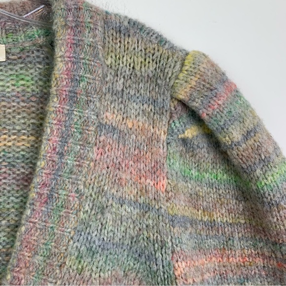 LoveShackFancy Wilford Boyfriend Cardigan in Autumn Rainbow Size S - Picture 9 of 16